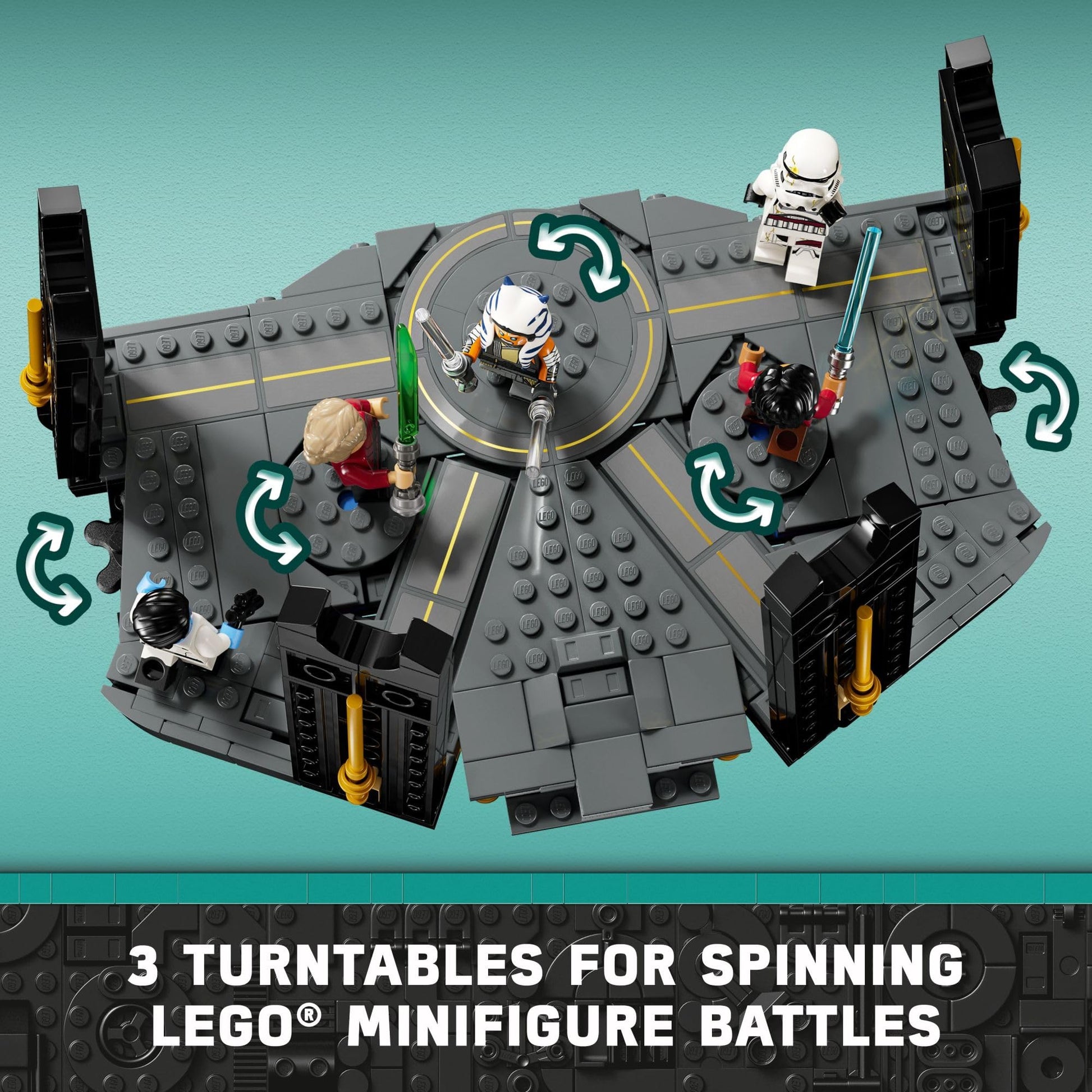 LEGO Star Wars Ahsoka Tano’s Duel on Peridea Building Toy for Kids, Collectible Toy with 5 Star Wars Minifigures Including Grand Admiral Thrawn
