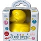 Celebriducks The Good Duck - BPA & PVC Free Rubber Duckie Baby Bath Toy Teether - Yellow