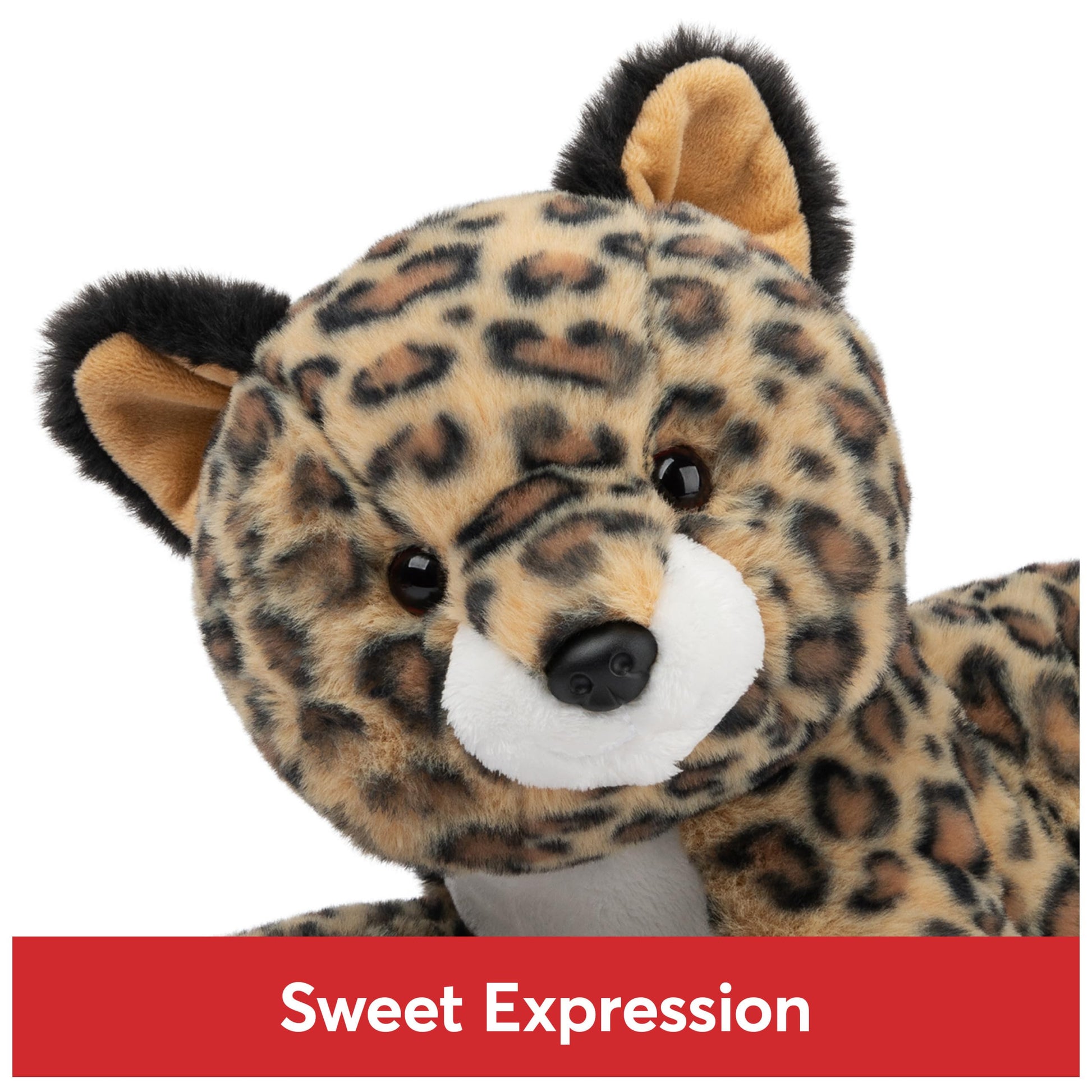 GUND Banks 12-Inch Leopard Stuffed Animal Sensory Toy, Ages 0+