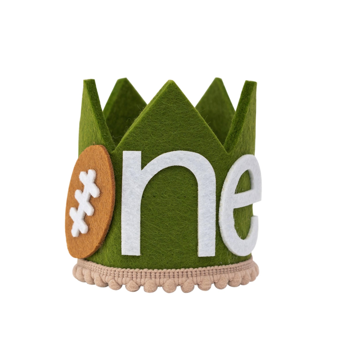 VANGNING Football 1st Birthday Crown Hat, One Year Down Party Hat, Our Little Rookie Football Outfit