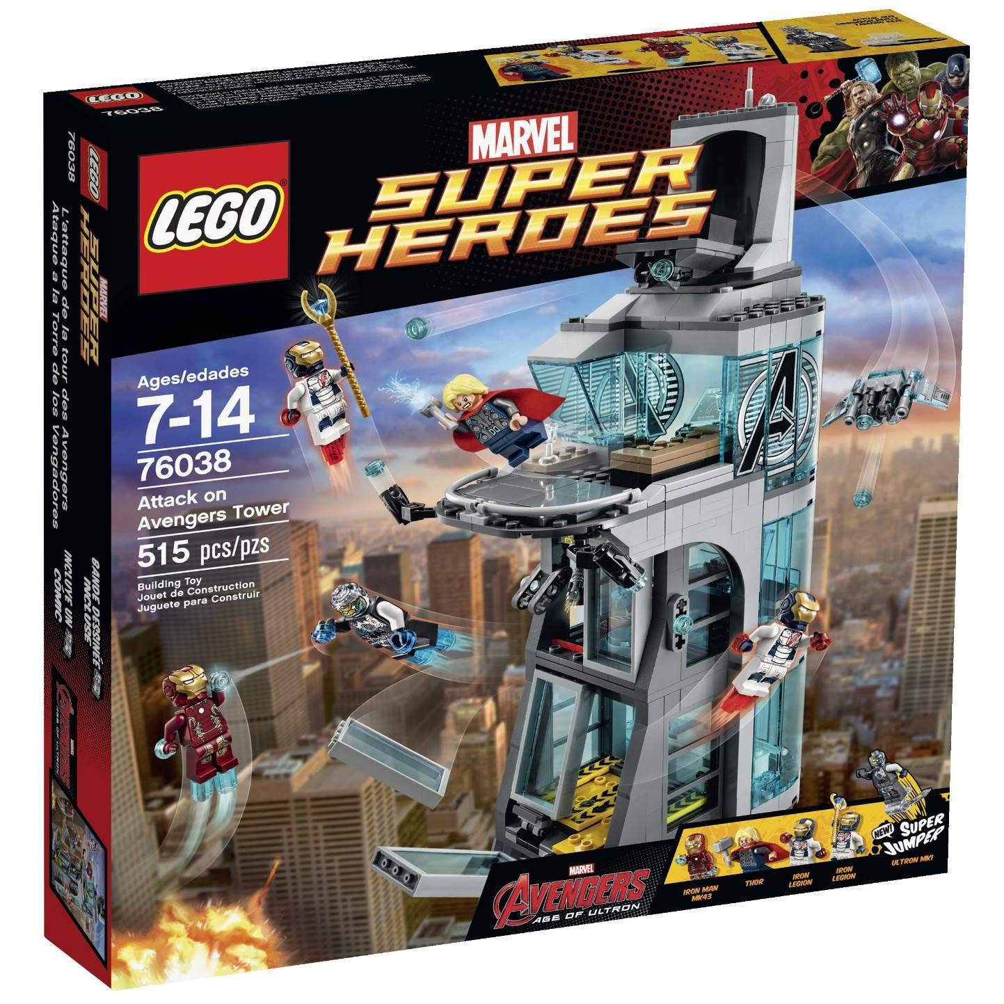 LEGO Super Heroes Attack on Avengers Tower 76038