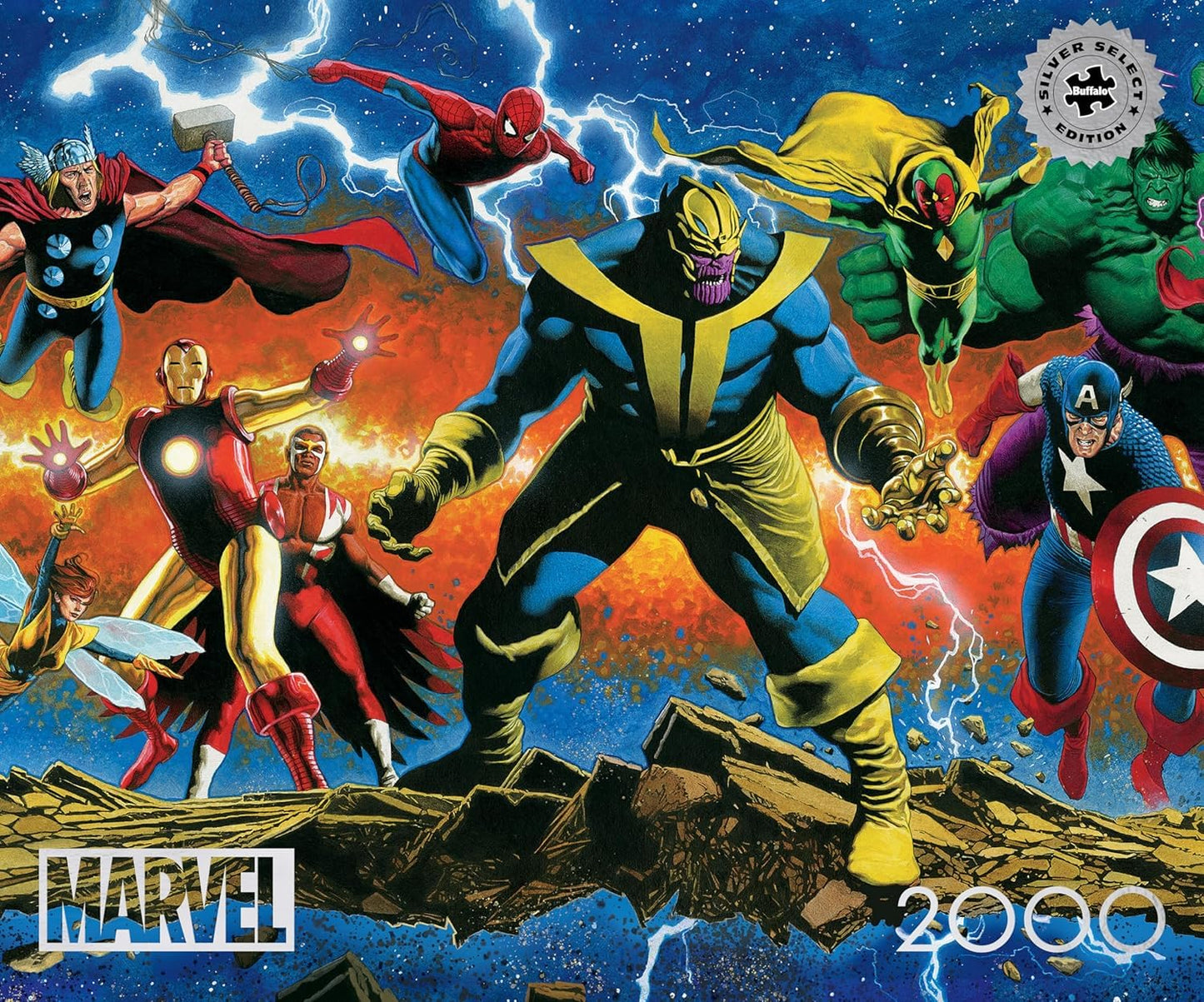Buffalo Games - Silver Select - Marvel - Thanos Legacy #1-2000 Piece Jigsaw Puzzle for Adults -Challenging Puzzle Perfect for Game Nights - Finished