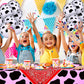 FZR Legend Cow Print Tablecloth,Extra-Large 108”x 54”Disposable Cow Pink Table Cover, Ideal Party Supplies for Farm Cow Themed Birthday Decoration (1