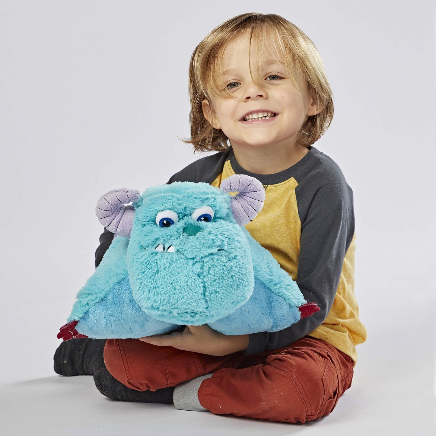 Pillow Pets Disney Monsters Inc Sulley, 16" Plush Toy