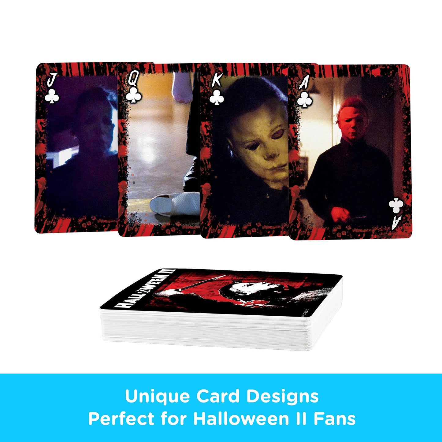 AQUARIUS Halloween 2 Playing Cards - Halloween 2 Themed Deck of Cards for Your Favorite Card Games - Officially Licensed Halloween Merchandise