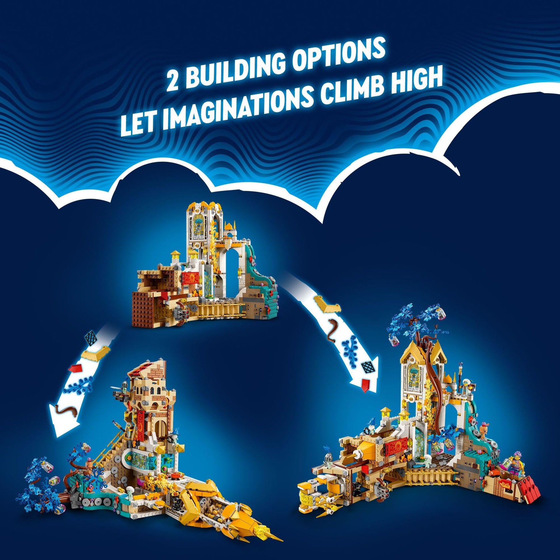 LEGO DREAMZzz Castle Nocturnia Building Toy - Pretend Play Set for Kids, Ages 10+ - Creative Storytelling Toy W/2 Construction Modes & 6 Minifigures