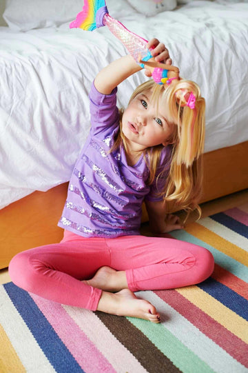 Barbie Dreamtopia Doll, Rainbow Lights Mermaid with Glimmering Light Up Rainbow Tail, Tiara and Blonde Hair