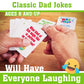 Dad Jokes Card Game, Funny Family Party Game, 2-6 Players, Ages 8+