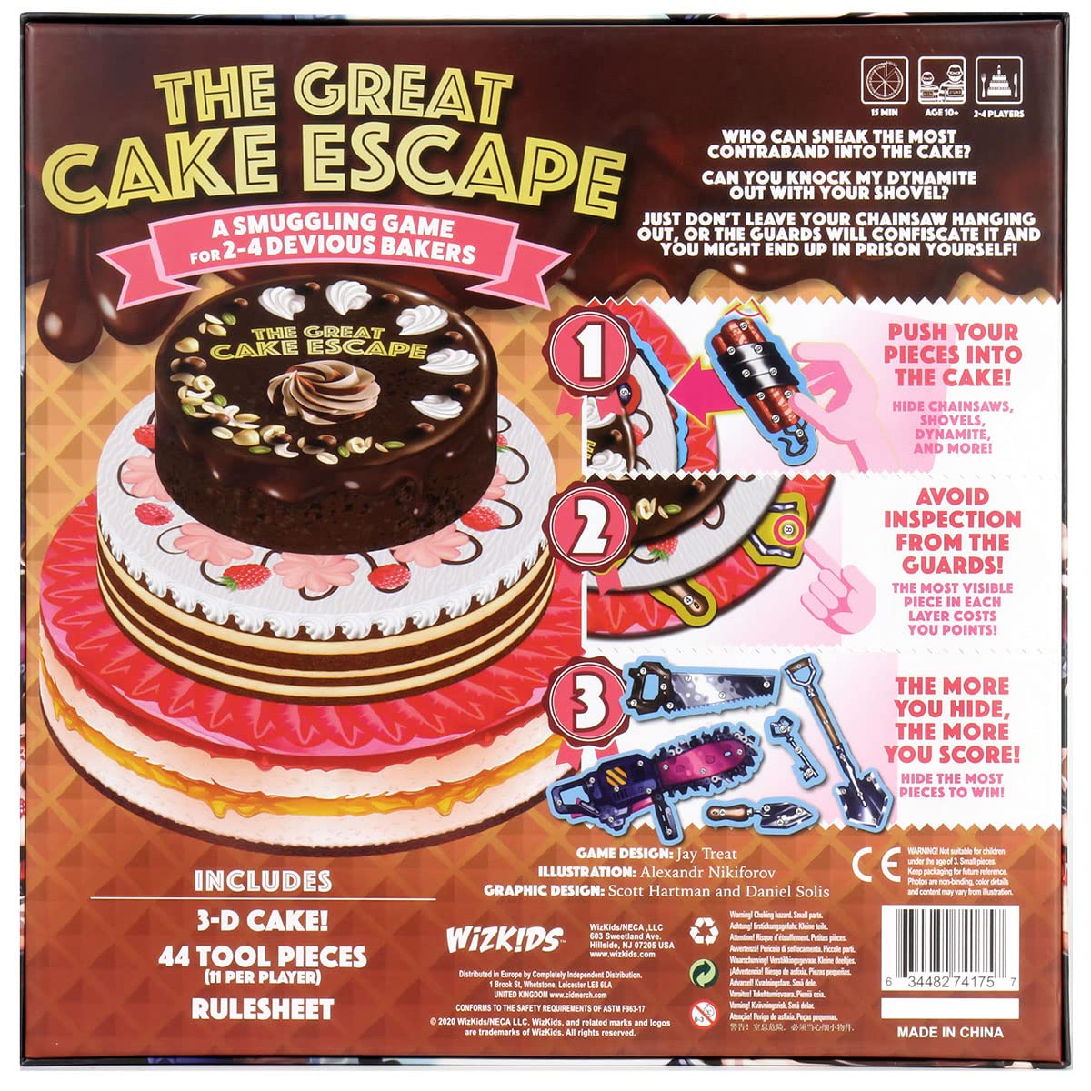 WizKids The Great Cake Escape Board Game