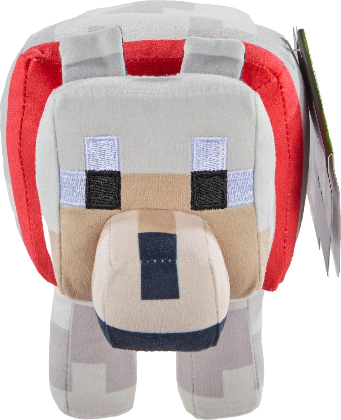 Mattel Minecraft Plush Tamed Wolf Toy, Stuffed Animal, 8-inch Soft Doll Inspired by Video Game Character
