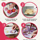 Microfleur Flower Preservation Press Kit, Portable Quick & Easy for Pressed Flowers, Craft Flower Press Kit, Pressing Dry Bouquet & Leaf, Washable
