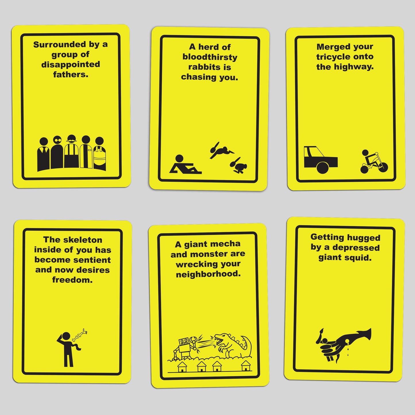 ORIGAMI WHALE Danger The Game: The Card Game of Bizarre Dangers and Rescues - Family & Adult Game Night - Easy to Learn - Party Games - Family Board