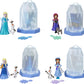 Mattel Disney Frozen Toys, Small Doll Ice Reveal with Squishy Ice Gel & 6 Surprises Including Character Friend & Play Pieces (Dolls May Vary)