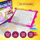 Dan&Darci Light Up Tracing Pad for Kids - Arts & Crafts Writing Drawing Tracer Board, Craft Kit for Girls & Boys Ages 6-12 - Birthday Toys Gifts Ideas