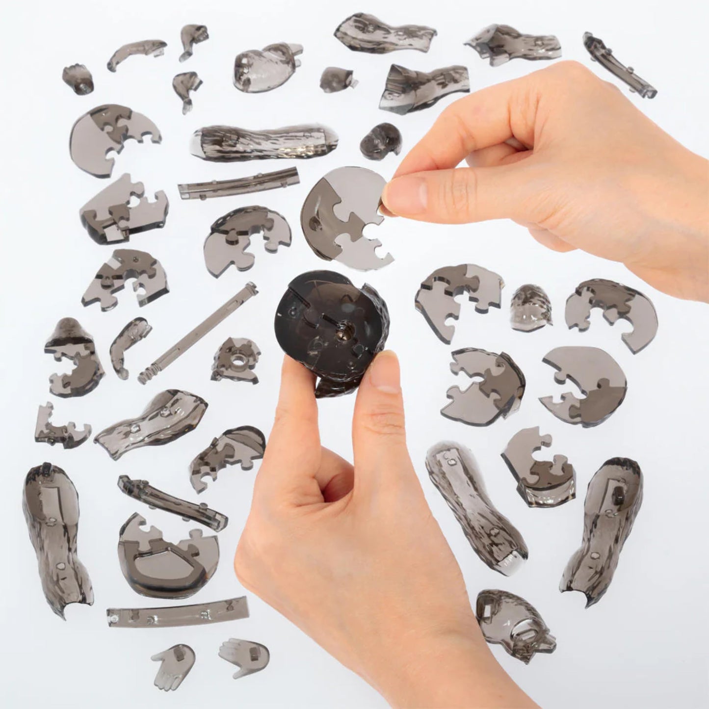 Gorilla & Baby Crystal 3D Puzzle, 48-Pc Brain Teaser, Ages 12+