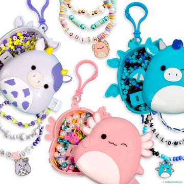 Original Squishmallows Bracelet Bundle, Bracelet Making Kit, Friendship Bracelet Kit, Charm Bracelet, Charm Bracelet Making Kit, Gifts for Girls, 7