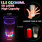 OceanWings 12 Pack Large Light Up Cup, LED Glow in The Dark Party Supplies Party Favors Light Up Drinking Shot Glasses for Adults Wedding Birthday