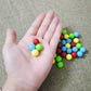 Hotusi 60Pcs Game Replacement Marbles Balls Compatible with Hungry Hungry Hippos