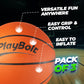 7-Inch Mini Basketballs Size 3 (3-Pack) Rubber w/ Hand Pump for Mini Hoops