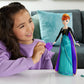 Mattel Disney Frozen Anna Fashion Doll Set, Spin & Reveal with 11 Surprises Including 5 Accessories, 5 Stickers & Play Scene, Inspired by The Movie