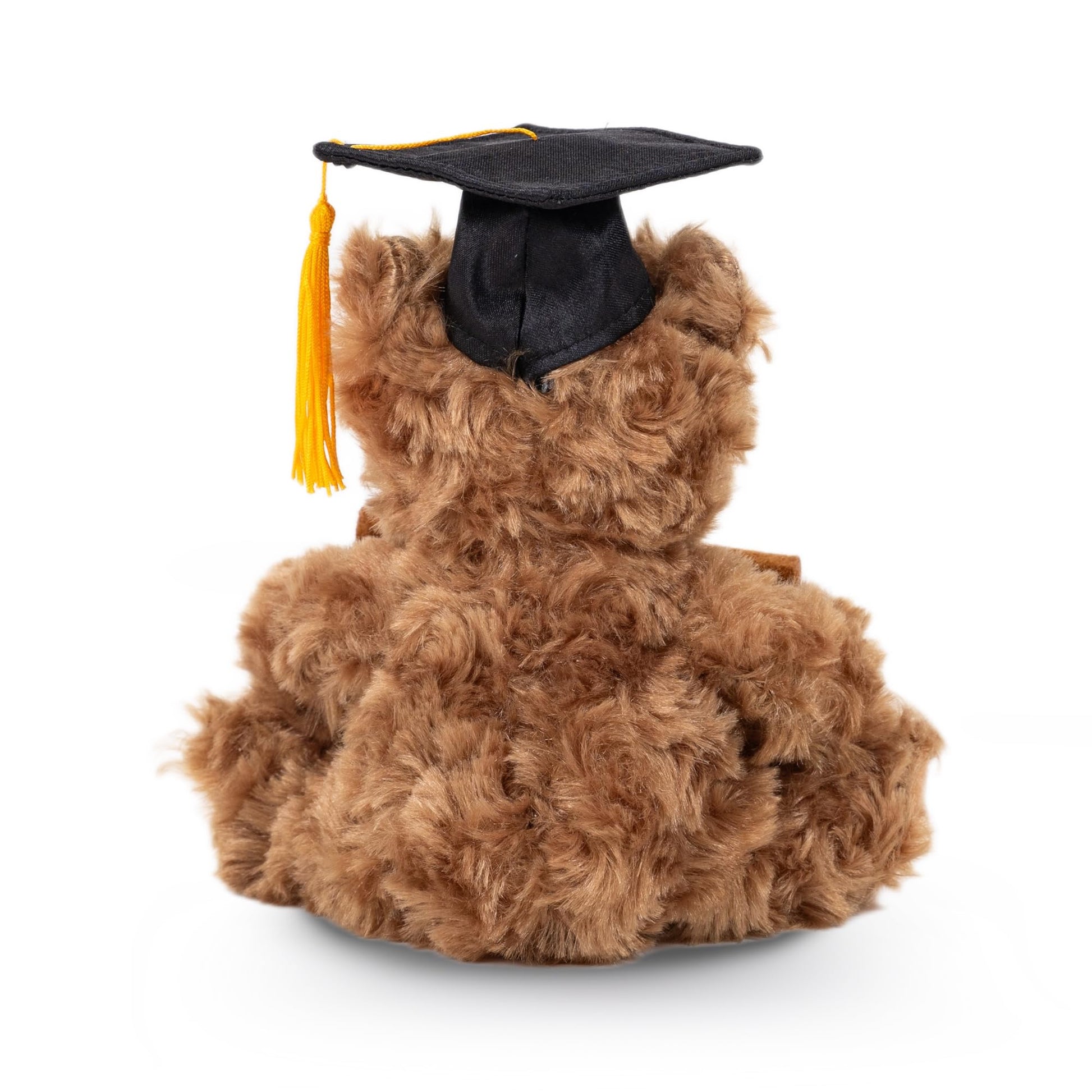 Plushland Graduation Gifts for Kids Class of 2026 Mini Graduation Teddy Bear Orange Gift Cards Holder Stuffed Animal Plush Toys with Graduation Cap