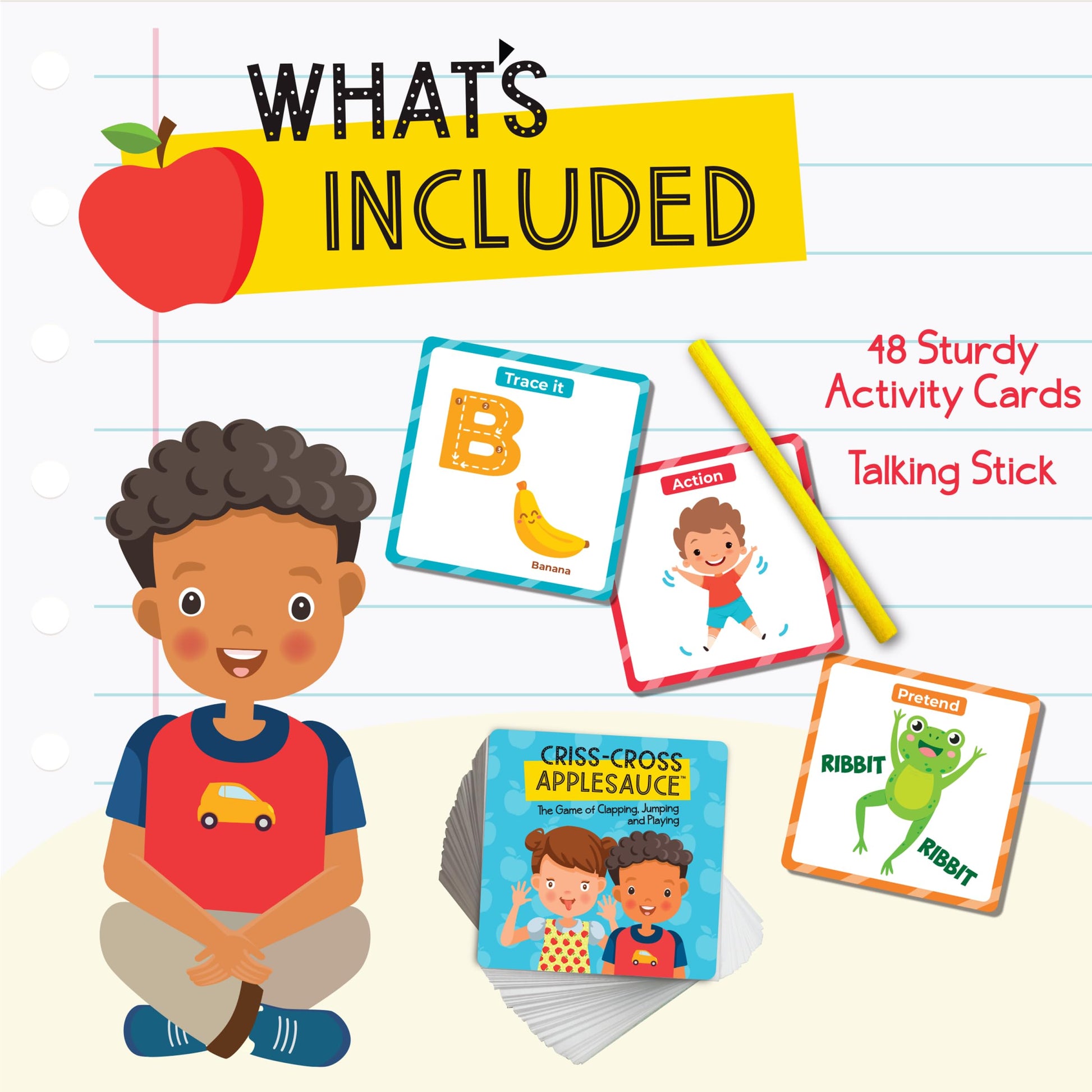Briarpatch, Criss-Cross Applesauce Game, Early Preschool Learning for Toddlers, Kindergarten and 1st Grade