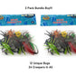 US Toy - US Assorted Mini Insect Bug Figures, Plastic (2 Inches), (2-Pack of 12)