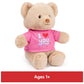 GUND Sustainably Soft “I’ Love You” 12-Inch Bear with Pink T-Shirt, Ages 0+