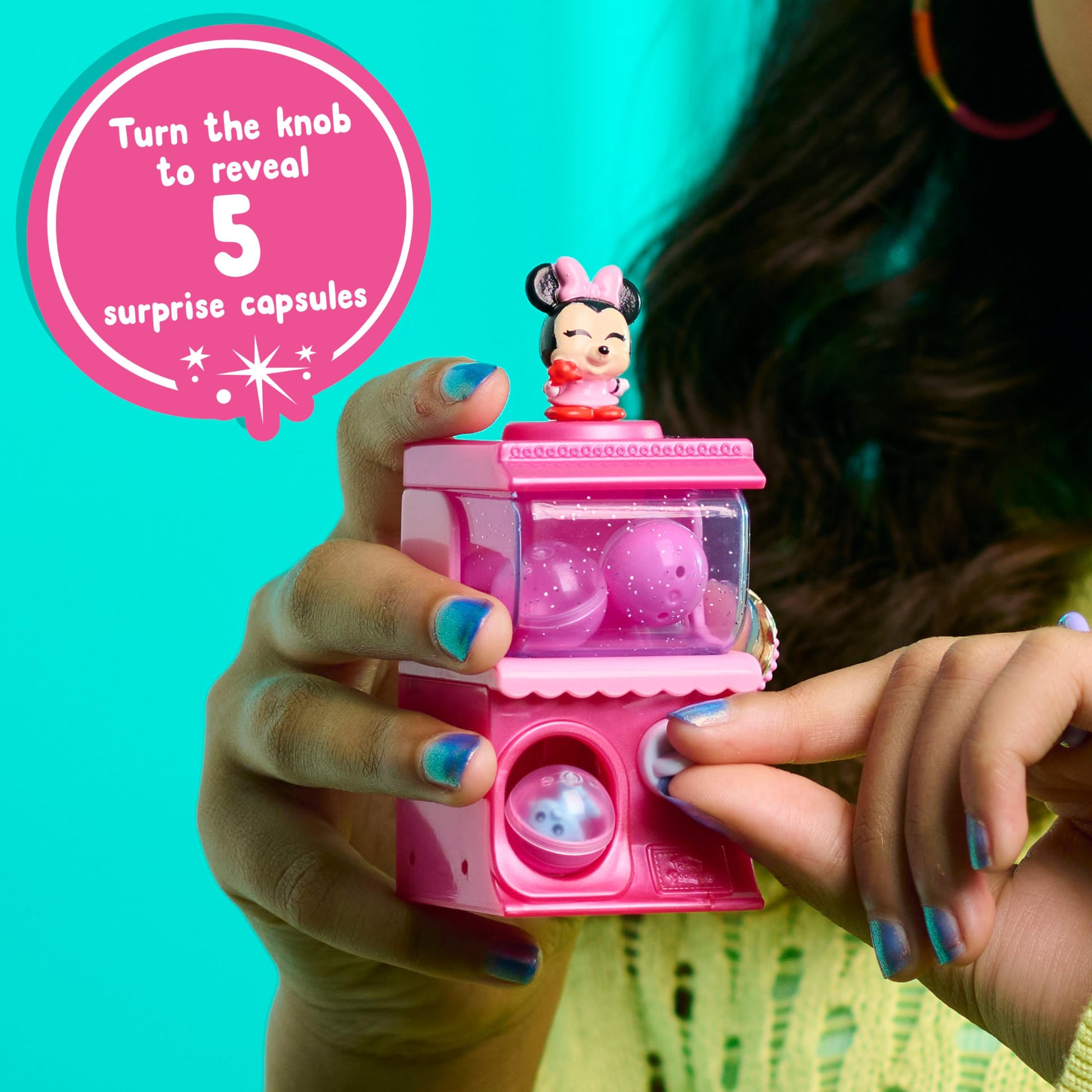 Disney Doorables Squish’Alots Whatcha Gotcha Machines, Easter Basket Fillers, Gifts, Presents, Kids Toys for Ages 5 Up by Just Play, Kids Toys