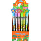 TINYMILLS 24 Pcs Safari Jungle Animals Stackable Push Pencil Assortment with Eraser for Party Favors Goodie Bag Stuffers VBS Classroom Rewards Pinata