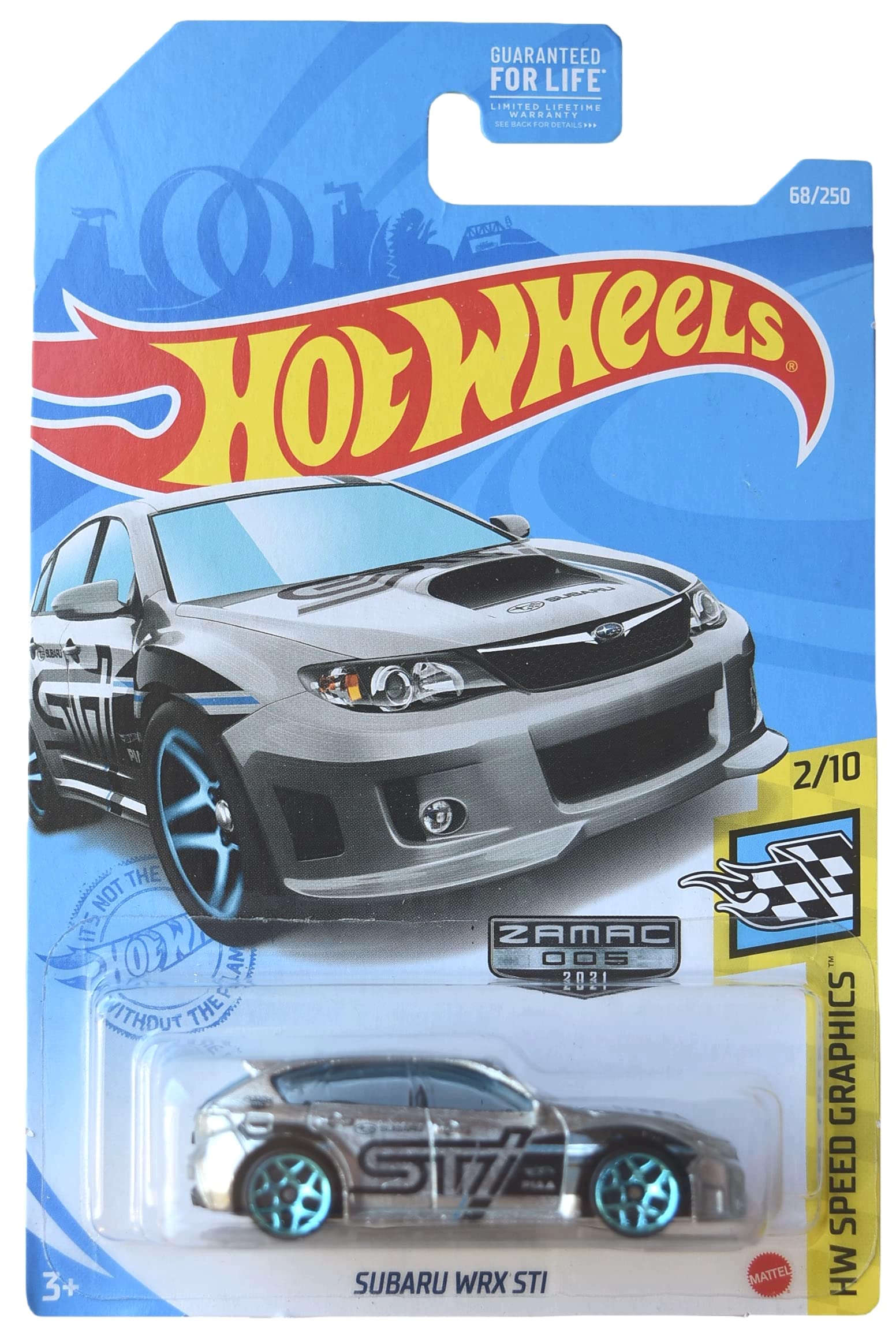 Hot Wheels Zamac Subaru WRX STI, HW Speed Graphics 2/10