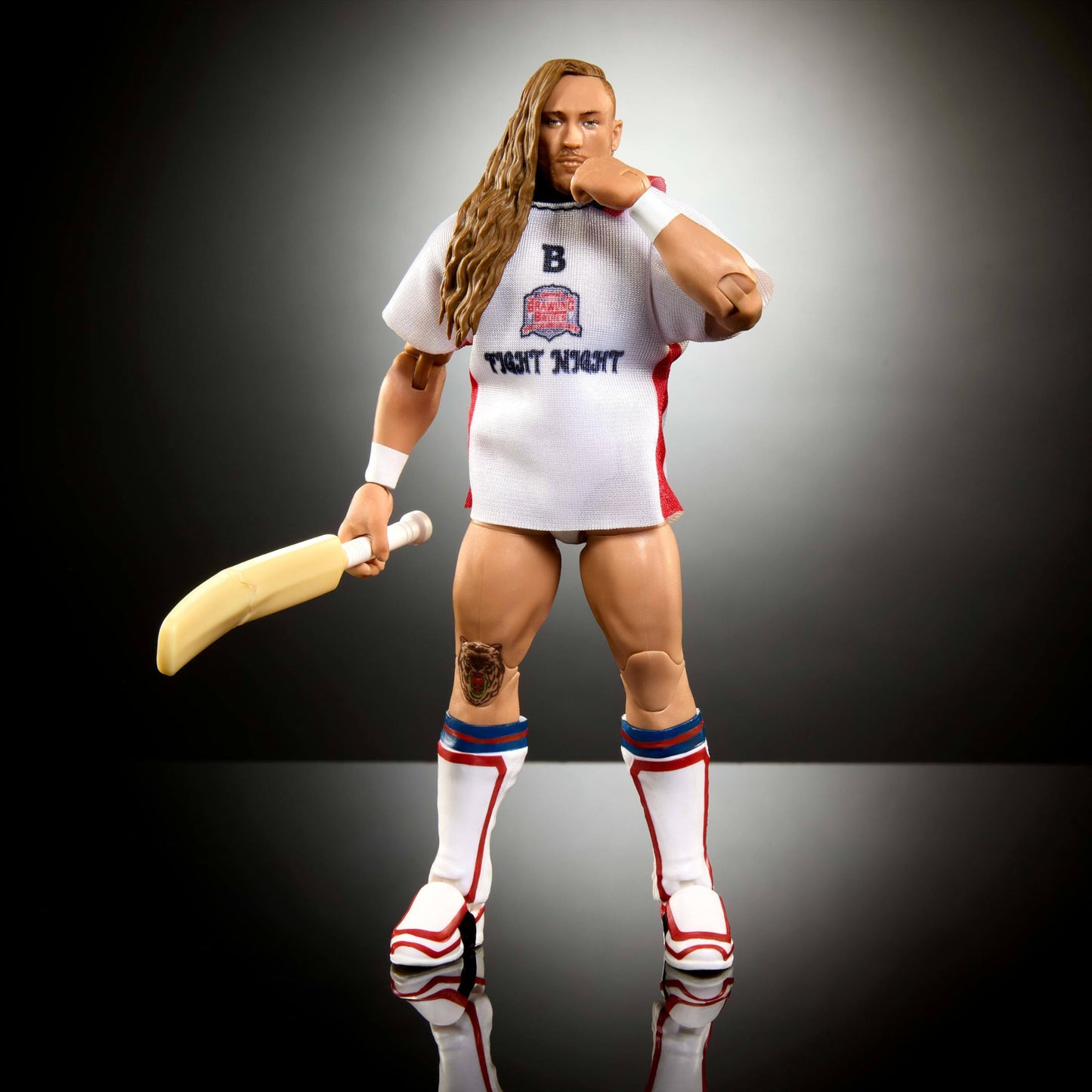 Mattel WWE Elite Action Figure & Accessories, Series #110 Butch 6-inch Collectible with 25 Articulation Points & Swappable Hands