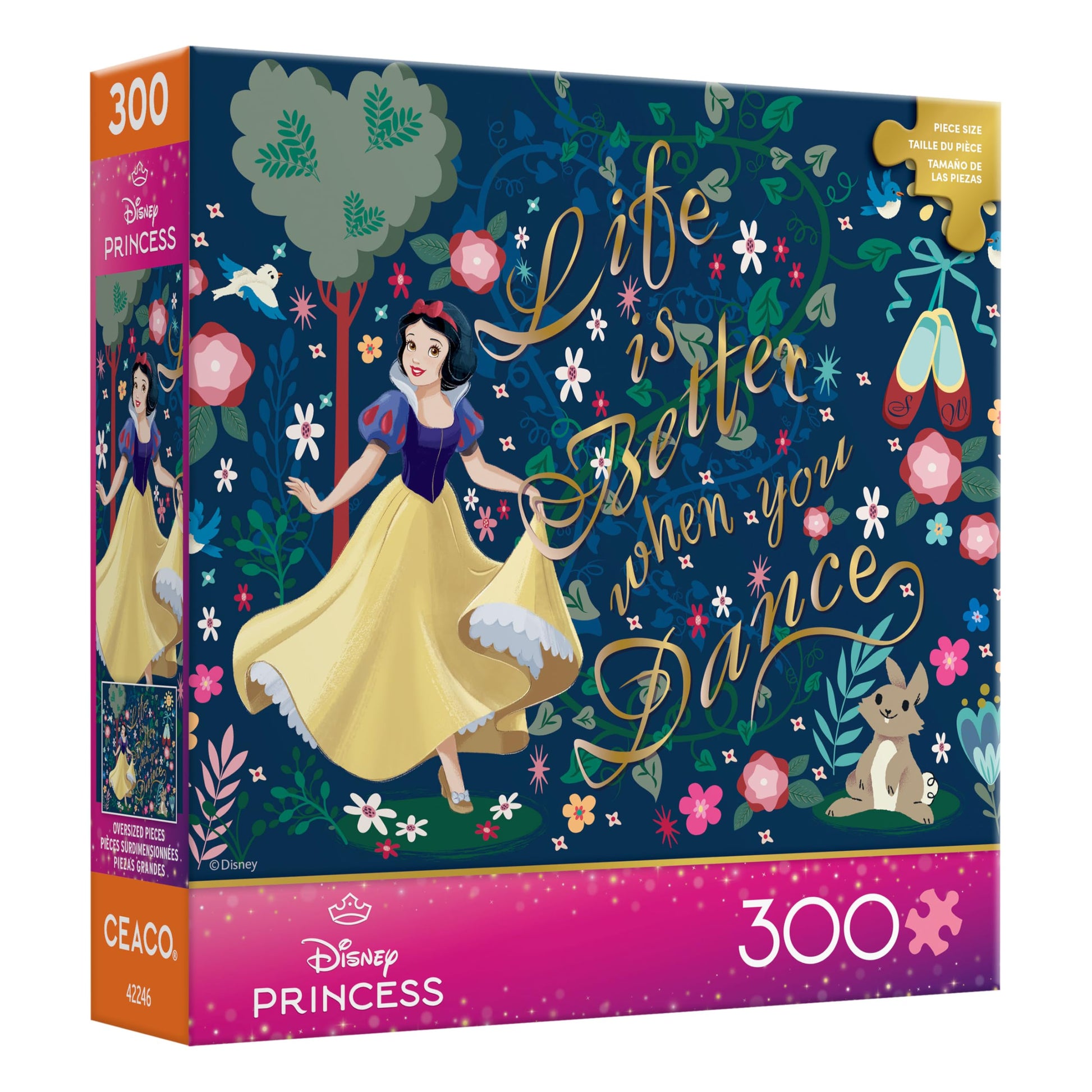 Ceaco - Disney Life is Better When You Dance - 300 Piece Puzzle for Adults