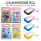 X PRO PSA Slab Protector - 12 Pack - Elemental Gradient Colors Included - Durable TPU Bumper Guards - Stackable PSA Slab Guards & Secure Graded Card