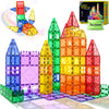 Soyee 102PCS Magnetic Tiles Building Blocks Stem Toys for 3+ Year Old Boys Girls Montessori Toys Toddler Kids Gifts Parents Approved Sensory Toys
