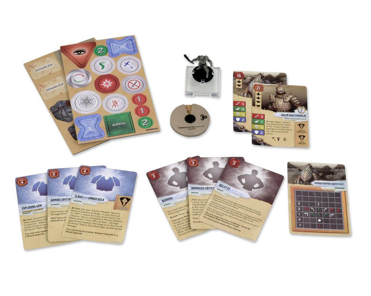 WizKids D&D Attack Wing: Wave Seven - Earth Cult Warrior Expansion Pack