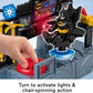 Fisher-Price Imaginext DC Super Friends, Batman Toys Bat Command Center Playset with Lights for Preschool Kids Ages 3+ Years