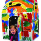 Easy Playhouse Cardboard Kids Fort - Indoor & Outdoor Art & Craft House