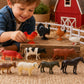 GiftExpress 12pc Large Farm Animal Toy Figures