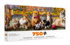 Buffalo Games - Cats Panoramic Landscape - 750 Piece Puzzle for Adults