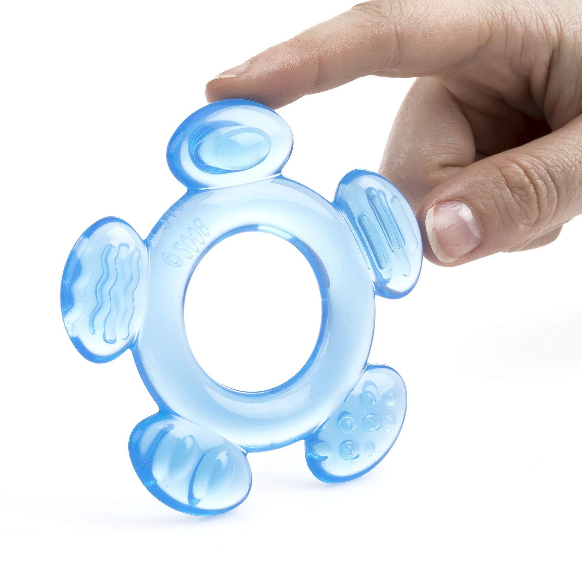 Nuby 3 Step Baby Teether Set for Teething Comfort - Soft and Hard Teethers for Babies - Soothes Sore Gums - 3+ Months