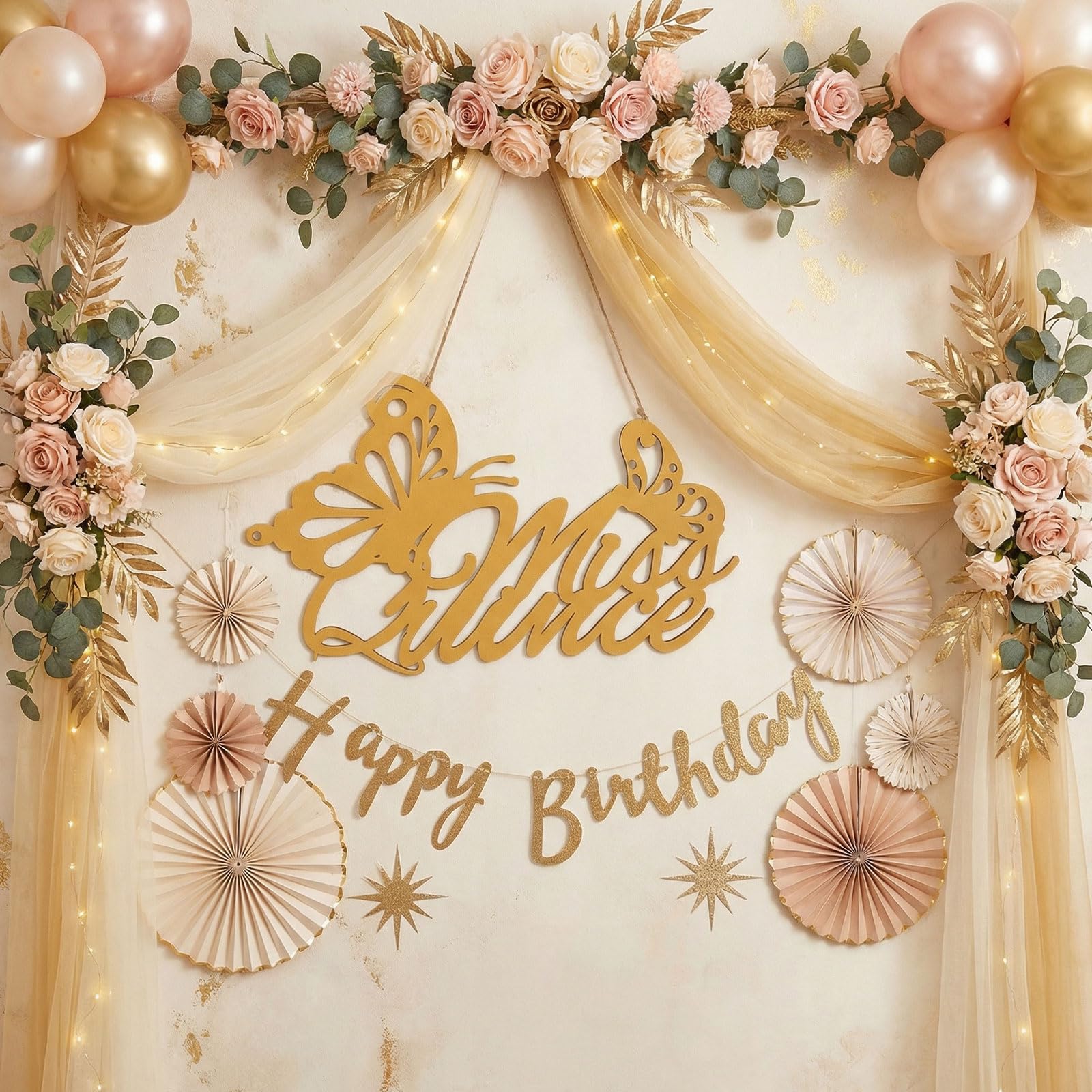 Mis Quince Sign Quinceanera Decorations,15th Birthday Quinceanera Party Decor,White Quince Decorations for Girl Birthday Wall Photo Booth Decor