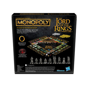 Hasbro Gaming Monopoly: The Lord of The Rings Edition Board Game Inspired by The Movie Trilogy, Play as a Member of The Fellowship, Ages 8 and Up