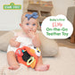 Kids Preferred Sesame Street Elmo On The Go Activity Toy with Silicone Teether for Newborns