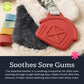 Itzy Ritzy - Itzy Lovey Including Teether - Baby Lovey with Teether, Textured Ribbons & Dangle Arms - Features Crinkle Sound, Sherpa Fabric and Minky