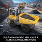 Mould King 17092 Articulated Dump Truck Building Set, Engineering Vehicle with Battery and Remote Control, Collectible Set for Adults (1230 Pieces)