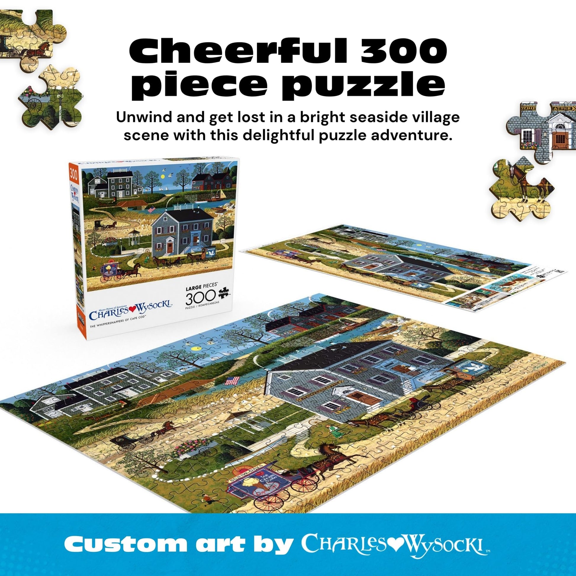 Buffalo Games - Charles Wysocki - The Whippersnappers - 300 Piece Puzzle