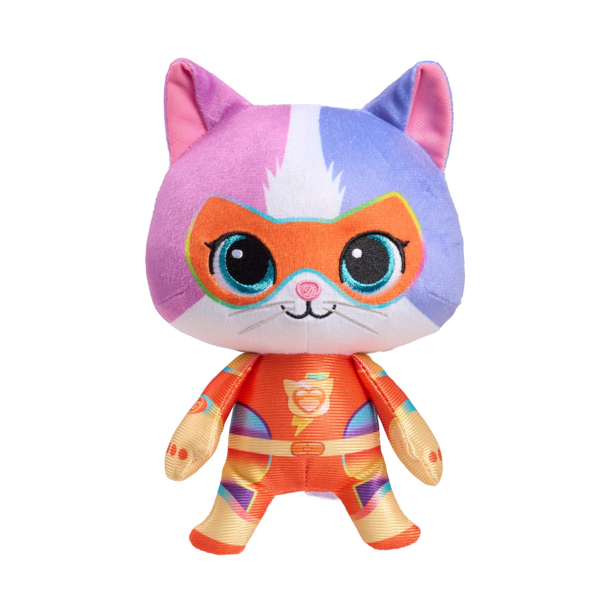 Disney Junior SuperKitties Su-Purr Charged 8-inch Small Buddy Plush Stuffed Animal, Buddy, Kitten, Kids Toys for Ages 2 Up by Just Play