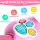 iPlay, iLearn Unicorn Baby Musical Toy, Infant Crawling Toys for 6-9 9-12 12-18 Month, Baby Tummy Time Toddler Musical Light Toy for Age 0-2, 1 Year