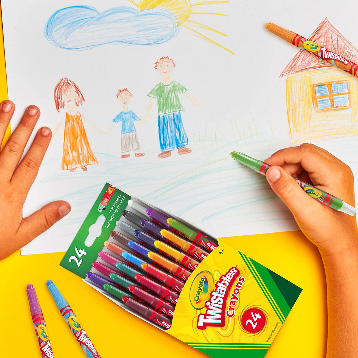 Crayola Twistables Mini Crayons 24 ea (Pack of 13)
